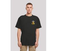 T-Shirt F4NT4STIC "Rubber Duck Captain OVERSIZE TEE", Damen, Gr. L, schwarz, Obermaterial: 100% Baumwolle, oversize, Rundhals, ohne Bündchen, Shirts T-Shirt, Print (81547846-L) schwarz