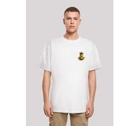 T-Shirt F4NT4STIC "Rubber Duck Captain OVERSIZE TEE", Damen, Gr. M, weiß, Obermaterial: 100% Baumwolle, oversize, Rundhals, ohne Bündchen, Shirts T-Shirt, Print (98485166-M) weiß