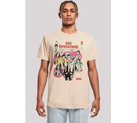 T-Shirt F4NT4STIC "Sex Education Magazine Cover Netflix TV Series", Damen, Gr. L, beige (sand), Obermaterial: 100% Baumwolle, regular fit, Rundhals, ohne Bündchen, Shirts T-Shirt, Premium Qualität (79