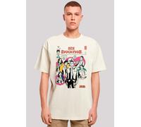 T-Shirt F4NT4STIC "Sex Education Magazine Cover Netflix TV Series", Damen, Gr. S, beige (sand), Obermaterial: 100% Baumwolle, oversize, Rundhals, ohne Bündchen, Shirts T-Shirt, Premium Qualität (76106