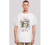 T-Shirt F4NT4STIC "Sex Pistols God Save The Queen", Damen, Gr. S, weiß, Obermaterial: 100% Baumwolle, oversize, Rundhals, ohne Bündchen, Shirts T-Shirt, Premium Qualität (55180740-S) weiß