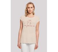 T-Shirt F4NT4STIC "Silvester Party new year new me", Damen, Gr. XL, weiß (sandweiß), Obermaterial: 100% Baumwolle, regular fit, Rundhals, ohne Bündchen, Shirts T-Shirt, Print (99976708-XL) sandweiß