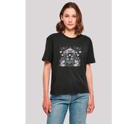 T-Shirt F4NT4STIC "Skelett Paar Valentinstag", Damen, Gr. L, schwarz, Obermaterial: 100% Baumwolle, oversize, Rundhals, ohne Bündchen, Shirts T-Shirt, Premium Qualität (23457967-L) schwarz