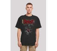 T-Shirt F4NT4STIC "Slipknot Metal Band", Damen, Gr. 3XL, schwarz, Obermaterial: 100% Baumwolle, oversize, Rundhals, ohne Bündchen, Shirts T-Shirt, Print (74322022-XXXL) schwarz