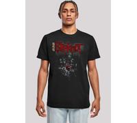 T-Shirt F4NT4STIC "Slipknot Metal Band", Damen, Gr. 3XL, schwarz, Obermaterial: 100% Baumwolle, regular fit, Rundhals, ohne Bündchen, Shirts T-Shirt, Print (14923048-XXXL) schwarz