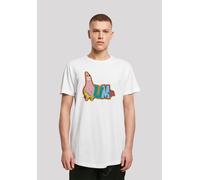 T-Shirt F4NT4STIC "Spongebob Schwammkopf Patrick Star", Damen, Gr. M, weiß, Obermaterial: 100% Baumwolle, regular fit, Rundhals, ohne Bündchen, Shirts T-Shirt, Print (15095355-M) weiß