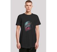 T-Shirt F4NT4STIC "Star Wars Mandalorian Mandalore Helmet Reflection", Damen, Gr. XXL, schwarz, Obermaterial: 100% Baumwolle, regular fit, Rundhals, ohne Bündchen, Shirts T-Shirt, Print (48140321-XXL)