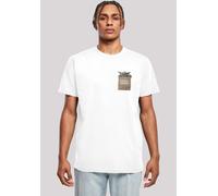 T-Shirt F4NT4STIC "Star Wars Mandalorian Precious Cargo Grogu", Herren, Gr. 3XL, weiß, Obermaterial: 100% Baumwolle, regular fit, Rundhals, ohne Bündchen, Shirts T-Shirt, Herren,Premium Merch,Regular-