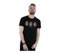 T-Shirt F4NT4STIC "Star Wars The Mandalorian Baby Yoda", Damen, Gr. 5XL, schwarz, Obermaterial: 100% Baumwolle, regular fit, Rundhals, ohne Bündchen, Shirts T-Shirt, Print (11031463-5XL) schwarz