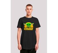 T-Shirt F4NT4STIC "Star Wars The Mandalorian Baby Yoda", Herren, Gr. 5XL, schwarz, Obermaterial: 100% Baumwolle, regular fit, Rundhals, ohne Bündchen, Shirts T-Shirt, Print (87193953-5XL) schwarz