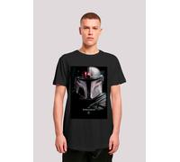 T-Shirt F4NT4STIC "Star Wars The Mandalorian Poster", Damen, Gr. M, schwarz, Obermaterial: 100% Baumwolle, regular fit, Rundhals, ohne Bündchen, Shirts T-Shirt, Print (58187763-M) schwarz
