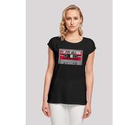 T-Shirt F4NT4STIC "Stranger Things Cassette For Will", Damen, Gr. XS, schwarz, Obermaterial: 100% Baumwolle, regular fit, Rundhals, ohne Bündchen, Shirts T-Shirt, Premium Qualität (41097951-XS) schwar