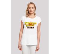 T-Shirt F4NT4STIC "Stranger Things Comic Heads", Damen, Gr. XS, weiß, Obermaterial: 100% Baumwolle, regular fit, Rundhals, ohne Bündchen, Shirts T-Shirt, Premium Qualität (47288933-XS) weiß