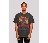 T-Shirt F4NT4STIC "Stranger Things Demogorgon Netflix TV Series", Herren, Gr. 3XL, schwarz, Obermaterial: 100% Baumwolle, oversize, Rundhals, ohne Bündchen, Shirts T-Shirt, Premium Qualität (11777000-