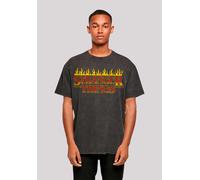 T-Shirt F4NT4STIC "Stranger Things Fire Logo Men Netflix TV Series", Herren, Gr. S, schwarz, Obermaterial: 100% Baumwolle, oversize, Rundhals, ohne Bündchen, Shirts T-Shirt, Premium Qualität (30713463