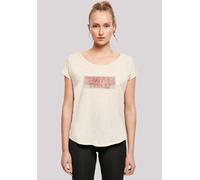 T-Shirt F4NT4STIC "Stranger Things Glow Logo Netflix TV Series", Damen, Gr. XL, weiß (sandweiß), Obermaterial: 100% Baumwolle, regular fit, Rundhals, ohne Bündchen, Shirts T-Shirt, Premium Qualität (8