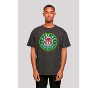 T-Shirt F4NT4STIC "Stranger Things Hawkins Tiger Circle", Damen, Gr. M, schwarz, Obermaterial: 100% Baumwolle, oversize, Rundhals, ohne Bündchen, Shirts T-Shirt, Premium Qualität (77629614-M) schwarz