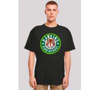 T-Shirt F4NT4STIC "Stranger Things Hawkins Tiger Circle", Damen, Gr. XS, schwarz, Obermaterial: 100% Baumwolle, oversize, Rundhals, ohne Bündchen, Shirts T-Shirt, Premium Qualität (94988526-XS) schwar