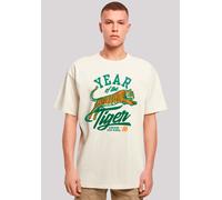 T-Shirt F4NT4STIC "Stranger Things Hawkins Year", Herren, Gr. S, beige (sand), Obermaterial: 100% Baumwolle, oversize, Rundhals, ohne Bündchen, Shirts T-Shirt, Premium Qualität (71188107-S) sand