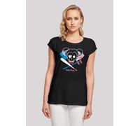 T-Shirt F4NT4STIC "Suicide Squad Harley Quinn Skull Emblem", Damen, Gr. S, schwarz, Obermaterial: 100% Baumwolle, regular fit, Rundhals, ohne Bündchen, Shirts T-Shirt, Print (15503047-S) schwarz