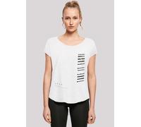 T-Shirt F4NT4STIC "Take It Easy LONG TEE", Damen, Gr. 5XL, weiß, Obermaterial: 100% Baumwolle, regular fit, Rundhals, ohne Bündchen, Shirts T-Shirt, Print (73775502-5XL) weiß