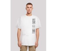 T-Shirt F4NT4STIC "Take It Easy OVERSIZE TEE", Damen, Gr. S, weiß, Obermaterial: 100% Baumwolle, oversize, Rundhals, ohne Bündchen, Shirts T-Shirt, Print (16382819-S) weiß
