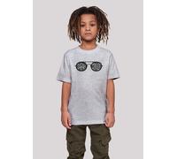 T-Shirt F4NT4STIC "Terminator 2 Goggle Sunglasses Sarah Connor", Mädchen, Gr. 158/164, erdgrau, Obermaterial: 100% Baumwolle, regular fit, Rundhals, ohne Bündchen, Shirts T-Shirt, Premium Qualität (51