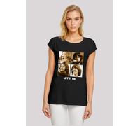 T-Shirt F4NT4STIC "The Beatles", Damen, Gr. M, schwarz, Obermaterial: 100% Baumwolle, regular fit, Rundhals, ohne Bündchen, Shirts T-Shirt, Streetwear Fashion (13093536-M) schwarz