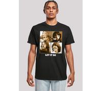 T-Shirt F4NT4STIC "The Beatles", Herren, Gr. XL, schwarz, Obermaterial: 100% Baumwolle, regular fit, Rundhals, ohne Bündchen, Shirts T-Shirt, Streetwear Fashion (18509925-XL) schwarz