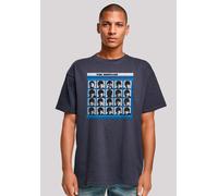 T-Shirt F4NT4STIC "The Beatles Retro", Damen, Gr. L, blau (navy), Obermaterial: 100% Baumwolle, oversize, Rundhals, ohne Bündchen, Shirts T-Shirt, Premium Qualität (28971262-L) navy