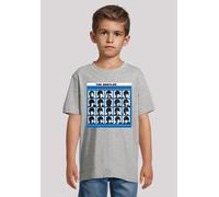 T-Shirt F4NT4STIC "The Beatles Retro", Mädchen, Gr. 158/164, grau (erdgrau), Obermaterial: 100% Baumwolle, regular fit, Rundhals, ohne Bündchen, Shirts T-Shirt, Premium Qualität (87873341-158) erdgrau