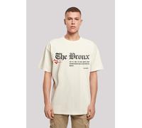 T-Shirt F4NT4STIC "The Bronx OVERSIZE TEE", Damen, Gr. XL, beige (sand), Obermaterial: 100% Baumwolle, oversize, Rundhals, ohne Bündchen, Shirts T-Shirt, Print (20322008-XL) sand