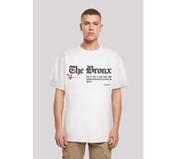 T-Shirt F4NT4STIC "The Bronx OVERSIZE TEE", Damen, Gr. XL, weiß, Obermaterial: 100% Baumwolle, oversize, Rundhals, ohne Bündchen, Shirts T-Shirt, Print (25820200-XL) weiß