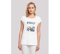 T-Shirt F4NT4STIC "The Pink Floyd Julia Dream Summer Vintage Rock", Damen, Gr. XL, weiß, Obermaterial: 100% Baumwolle, regular fit, Rundhals, ohne Bündchen, Shirts T-Shirt, Damen,Premium Merch,Regular