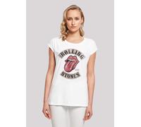 T-Shirt F4NT4STIC "The Rolling Stones Tour '78", Damen, Gr. L, weiß, Obermaterial: 100% Baumwolle, regular fit, Rundhals, ohne Bündchen, Shirts T-Shirt, Premium Qualität (16301746-L) weiß