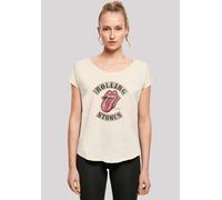 T-Shirt F4NT4STIC "The Rolling Stones Tour '78", Damen, Gr. XL, beige (sandweiß), Obermaterial: 100% Baumwolle, regular fit, Rundhals, ohne Bündchen, Shirts T-Shirt, Premium Qualität (19610133-XL) san
