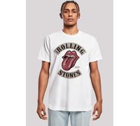 T-Shirt F4NT4STIC "The Rolling Stones Tour '78", Damen, Gr. XS, weiß, Obermaterial: 100% Baumwolle, regular fit, Rundhals, ohne Bündchen, Shirts T-Shirt, Premium Qualität (67811131-XS) weiß