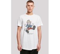 T-Shirt F4NT4STIC "Tom and Jerry TV Serie Faux Frankenstein Tom", Damen, Gr. S, weiß, Obermaterial: 100% Baumwolle, regular fit, Rundhals, ohne Bündchen, Shirts T-Shirt, Print (46888529-S) weiß
