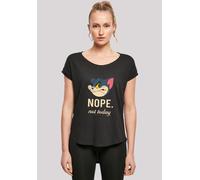 T-Shirt F4NT4STIC "Tom and Jerry TV Serie Nope Not Today", Damen, Gr. XXL, schwarz, Obermaterial: 100% Baumwolle, regular fit, Rundhals, ohne Bündchen, Shirts T-Shirt, Damen,Premium Merch,Lang,Longshi