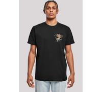 T-Shirt F4NT4STIC "Tom und Jerry Faux Pocket Mummy Jerry", Herren, Gr. 5XL, schwarz, Obermaterial: 100% Baumwolle, regular fit, Rundhals, ohne Bündchen, Shirts T-Shirt, Print (36756005-5XL) schwarz