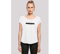 T-Shirt F4NT4STIC "TV Serie FRIENDS Logo Block'", Damen, Gr. 4XL, weiß, Obermaterial: 100% Baumwolle, regular fit, Rundhals, ohne Bündchen, Shirts T-Shirt, Print (96028061-4XL) weiß