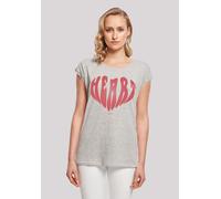 T-Shirt F4NT4STIC "Valentinstag Herz Rot", Damen, Gr. 4XL, grau (erdgrau), Obermaterial: 100% Baumwolle, regular fit, Rundhals, ohne Bündchen, Shirts T-Shirt, Print (41167711-4XL) erdgrau
