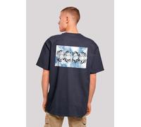 T-Shirt F4NT4STIC "Wickie und die starken Männer Turn Your Head", Damen, Gr. 3XL, blau (navy), Obermaterial: 100% Baumwolle, oversize, Rundhals, ohne Bündchen, Shirts T-Shirt, Retro, Heroes of Childho