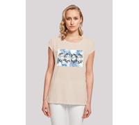 T-Shirt F4NT4STIC "Wickie und die starken Männer Turn Your Head", Damen, Gr. M, weiß (sandweiß), Obermaterial: 100% Baumwolle, regular fit, Rundhals, ohne Bündchen, Shirts T-Shirt, Retro, Heroes of Ch