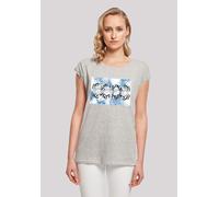 T-Shirt F4NT4STIC "Wickie und die starken Männer Turn Your Head", Damen, Gr. S, grau (erdgrau), Obermaterial: 100% Baumwolle, regular fit, Rundhals, ohne Bündchen, Shirts T-Shirt, Retro, Heroes of Chi