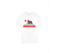 Fallout New California Republic Herren T-Shirt Weiß S 100% Baumwolle Regular