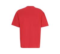 T-Shirt FUBU "Fubu FBMQ12111RED Fubu Varsity T-Shirt", Damen, Gr. S, rot, weiß, schwarz, 100% Baumwolle, bedruckt, loose fit, Rundhals, Shirts T-Shirt (28634955-S) rot, weiß, schwarz