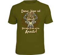 T-Shirt für den Jäger zum 50. Geburtstag: Dieser Jäger ist über 50… XL, Nr.1805