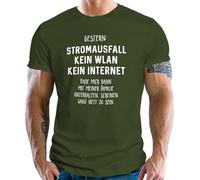 T-Shirt für den Teenager bei Stromausfall - Kein WLAN…
