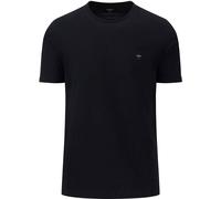 Fynch-Hatton T-Shirt Herren Slim Fit Kurzarm Rundhals Baumwolle schwarz, 4XL